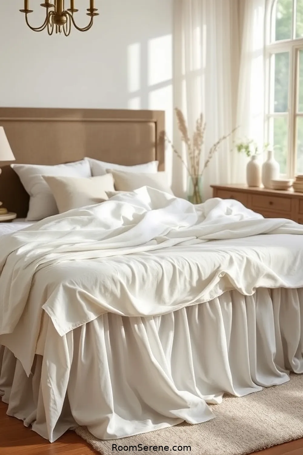 Organic Cotton Bed Skirts for Enhance Bedroom Comfort Using Organic Cotton: 19 Ways
