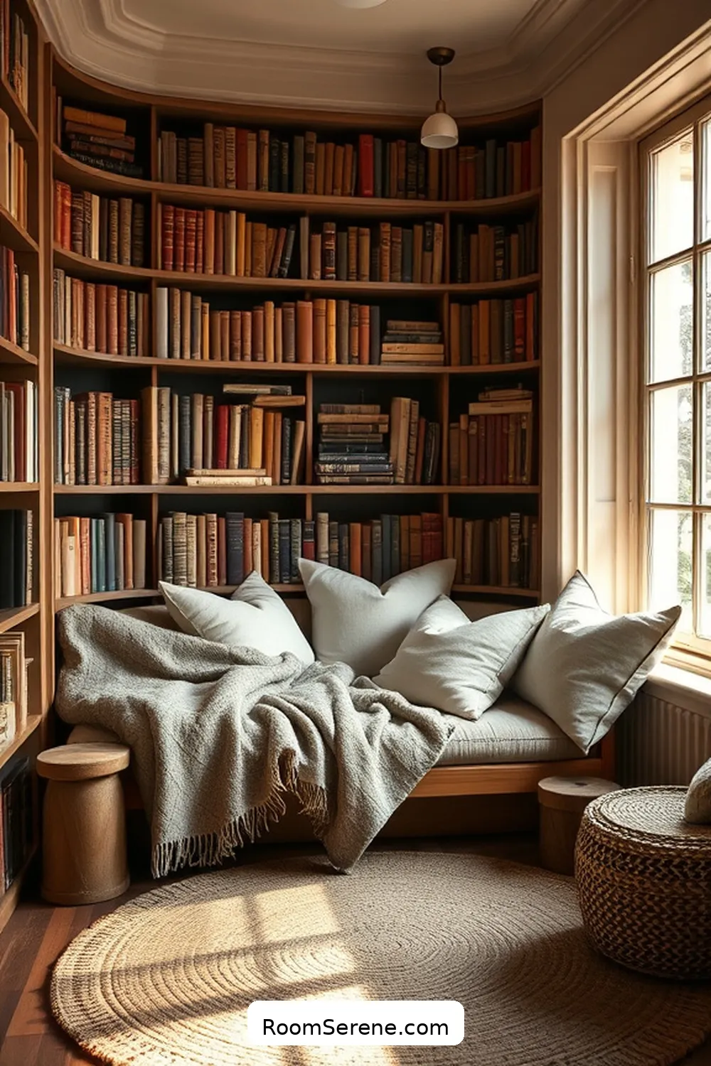 Enhance Comfort and Coziness in Your Library Using Natural Fibers 3 Choosing the Right Fabrics for Your Space for Enhance Comfort and Coziness in Your Library Using Natural Fibers