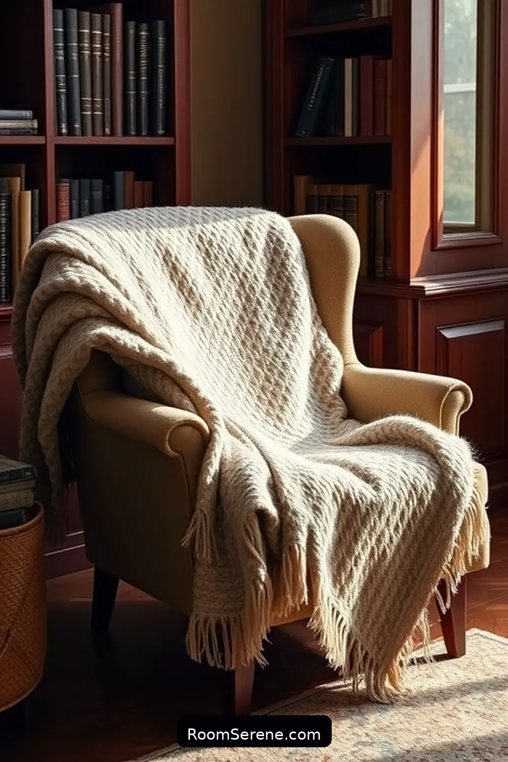 Enhance Comfort and Coziness in Your Library Using Natural Fibers 4 Cozy Textiles: Throws and Blankets for Enhance Comfort and Coziness in Your Library Using Natural Fibers
