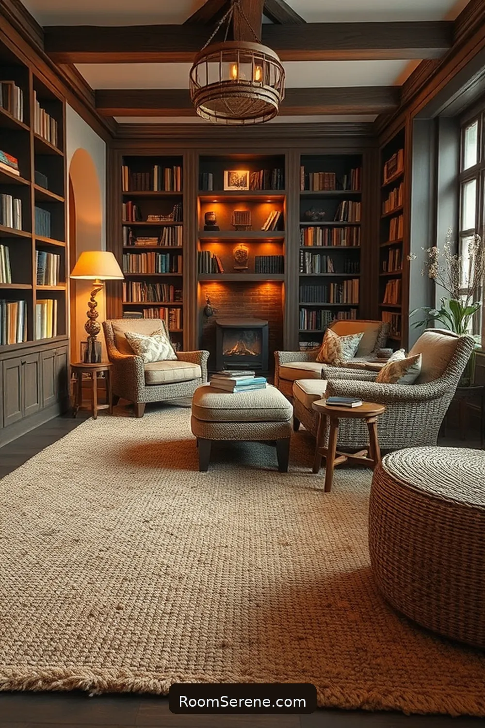 Enhance Comfort and Coziness in Your Library Using Natural Fibers 6 Natural Fiber Rugs for Warmth and Texture for Enhance Comfort and Coziness in Your Library Using Natural Fibers