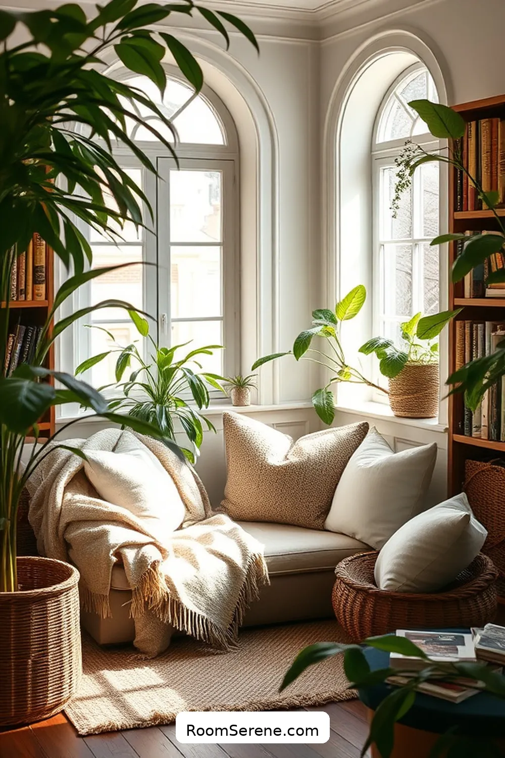 Enhance Comfort and Coziness in Your Library Using Natural Fibers 11 Personalizing Your Library With Nature-Inspired Accents for Enhance Comfort and Coziness in Your Library Using Natural Fibers