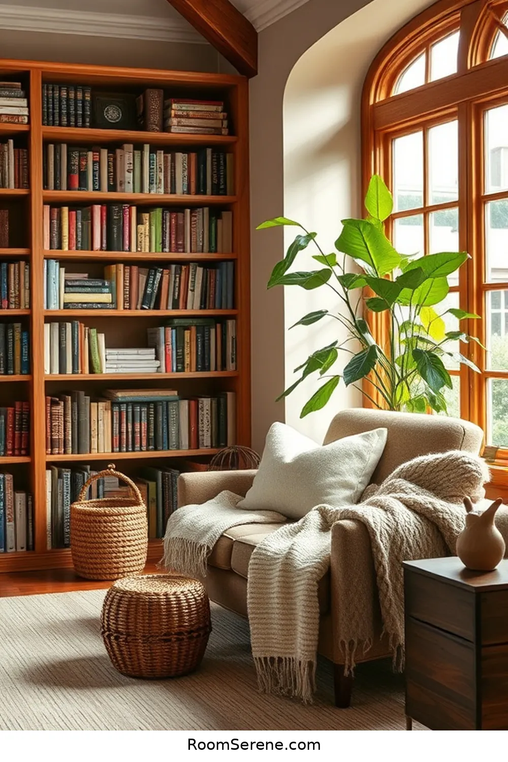 Enhance Comfort and Coziness in Your Library Using Natural Fibers 10 Sustainable Decor: Eco-Friendly Choices for Enhance Comfort and Coziness in Your Library Using Natural Fibers