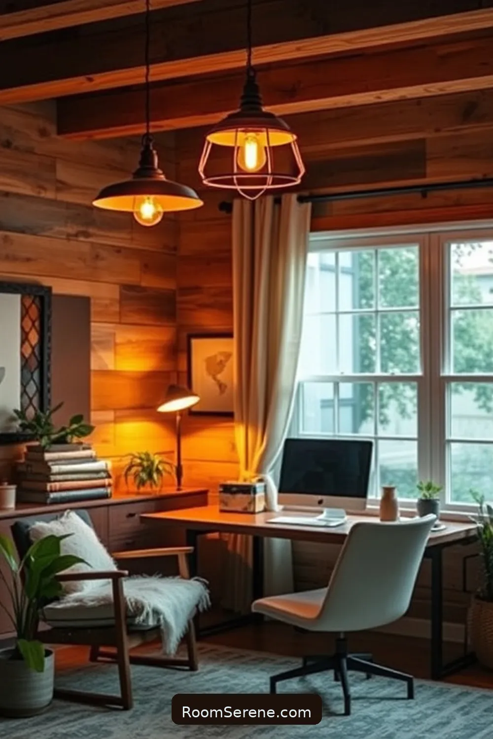 How to Create Comfort and Coziness in Your Home Office Using Reclaimed Materials 7 Creating Ambient Lighting With Repurposed Fixtures for How to Create Comfort and Coziness in Your Home Office Using Reclaimed Materials