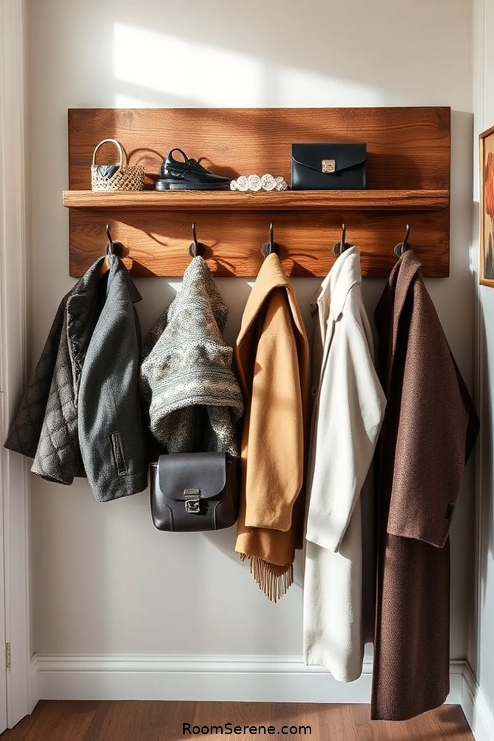 Designing a Reclaimed Wood Coat Rack for How to Create Stylish Hallway Organization Using Recycled Wood