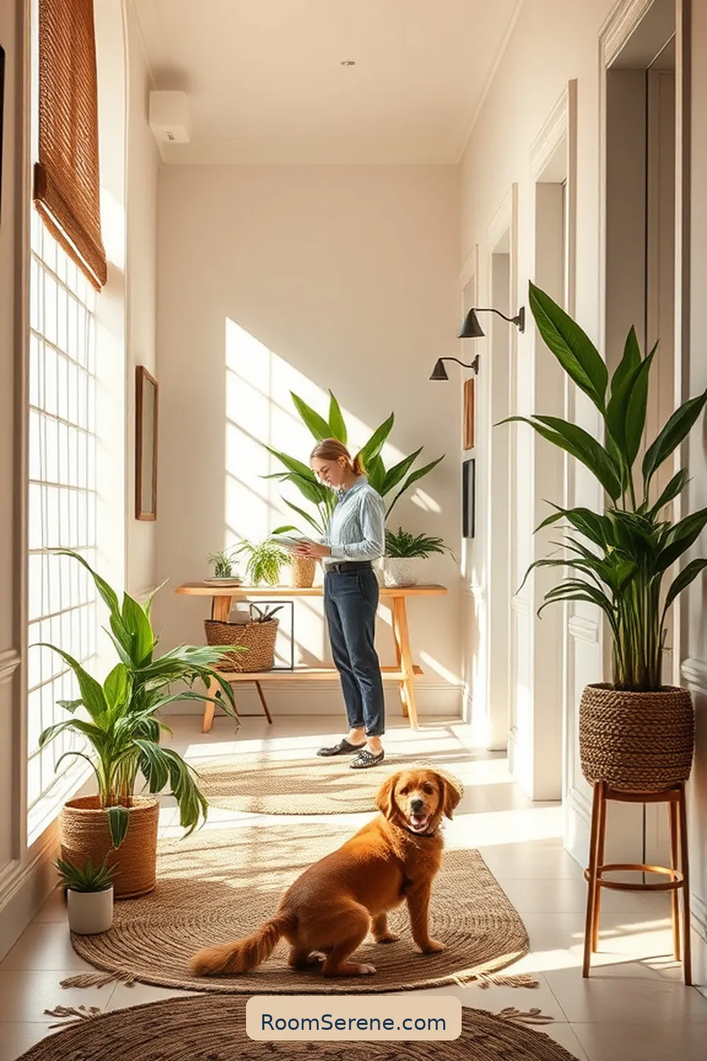 How to Create a Stylish Workspace Design in Your Hallway Using Natural Fibers 2 Assessing Your Hallway Space for How to Create a Stylish Workspace Design in Your Hallway Using Natural Fibers