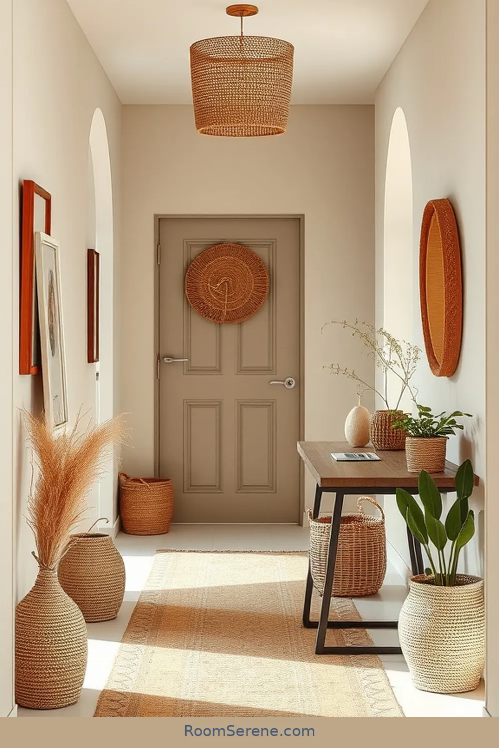 How to Create a Stylish Workspace Design in Your Hallway Using Natural Fibers 12 Creating a Balanced Color Palette for How to Create a Stylish Workspace Design in Your Hallway Using Natural Fibers