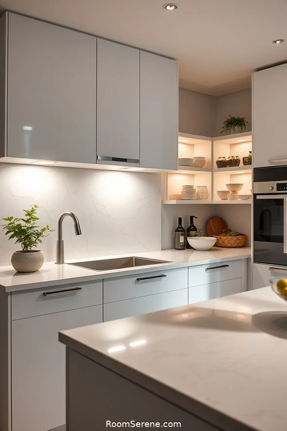 Innovative Storage Solutions for the Kitchen Using Solar-Powered Lights 13 Aesthetic Considerations for Solar Lighting in Kitchens for Innovative Storage Solutions for the Kitchen Using Solar-Powered Lights