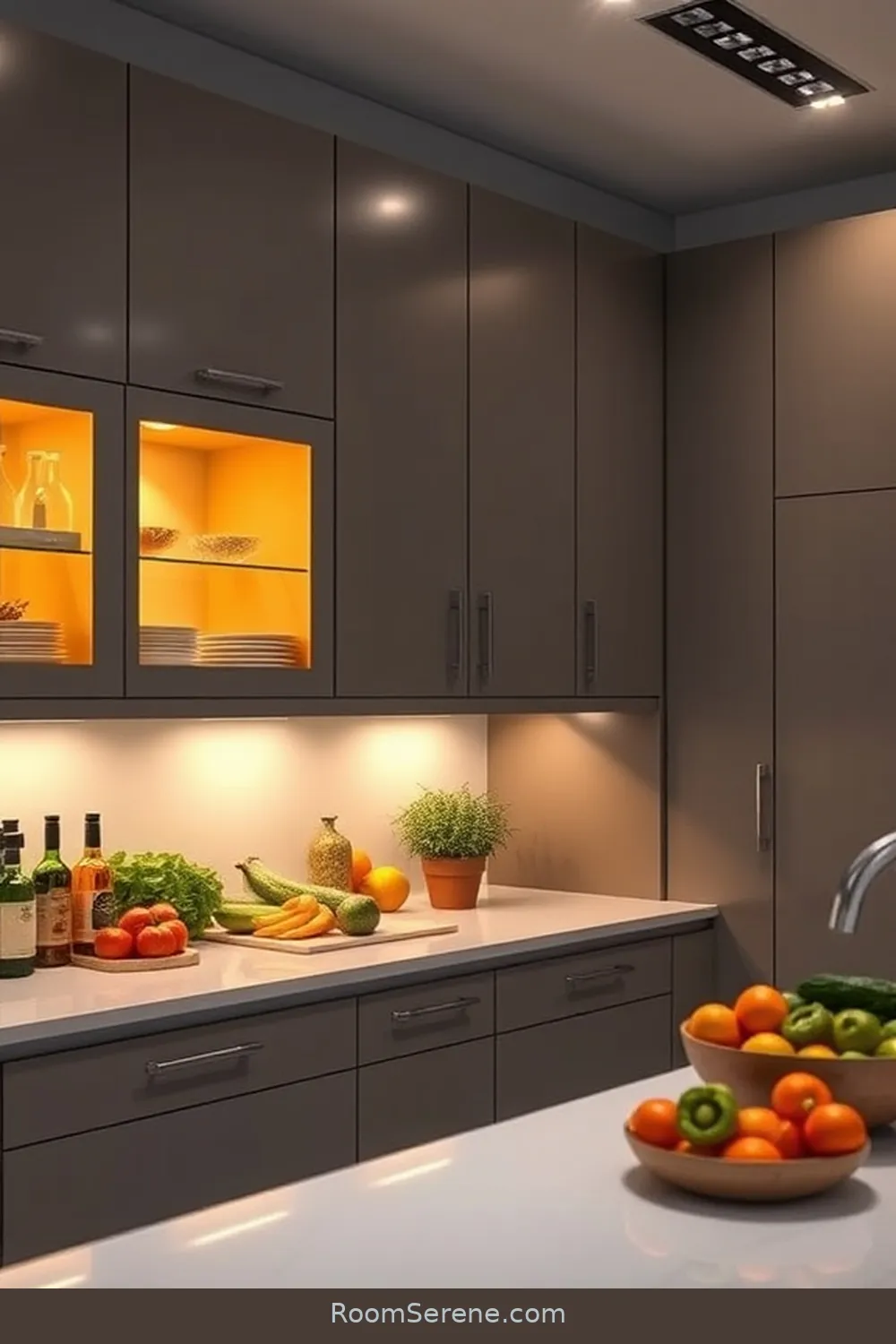 Innovative Storage Solutions for the Kitchen Using Solar-Powered Lights 4 Installing Solar-Powered Lights Under Cabinets for Innovative Storage Solutions for the Kitchen Using Solar-Powered Lights