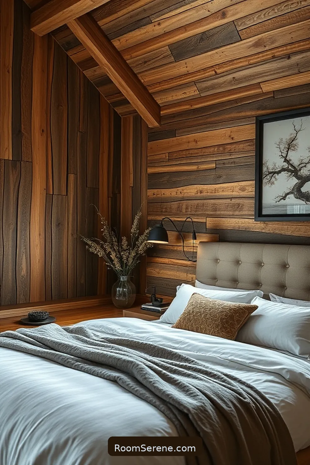Voice-Controlled Temperature Management for Integrate Smart Home Features in Your Bedroom Using Recycled Wood