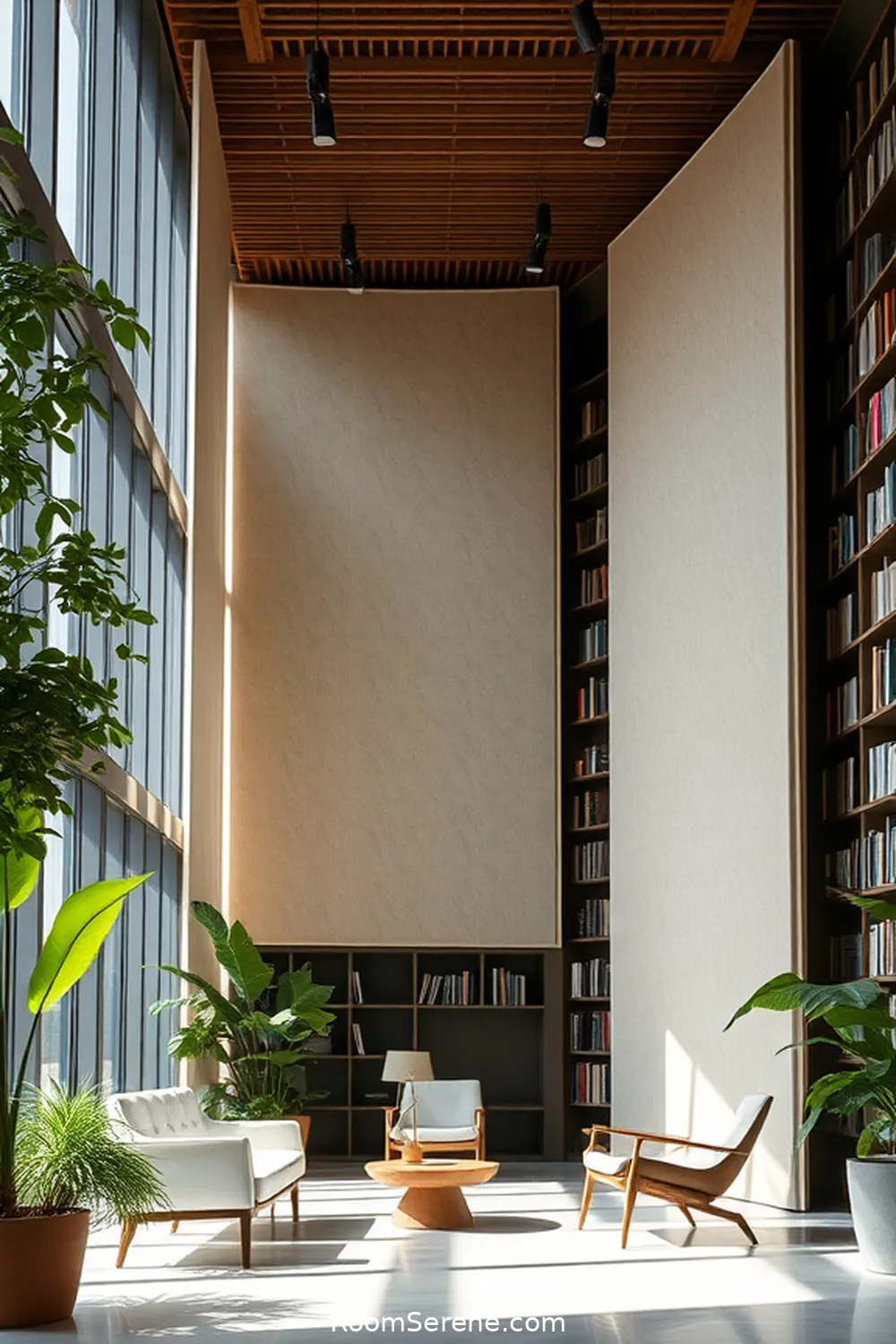 Acoustic Panels Made From Organic Cotton for Smart Home Features Libraries Can Implement Using Organic Cotton