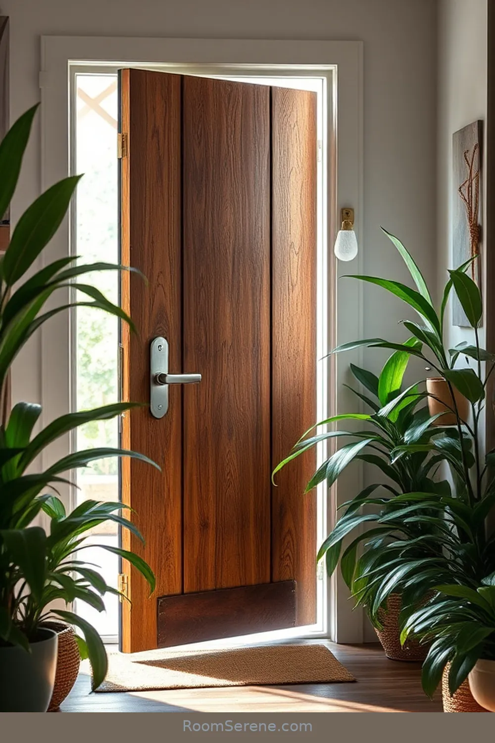 Smart Home Features for Entryways Using Recycled Wood 4 Automated Smart Locks for Enhanced Security for Smart Home Features for Entryways Using Recycled Wood