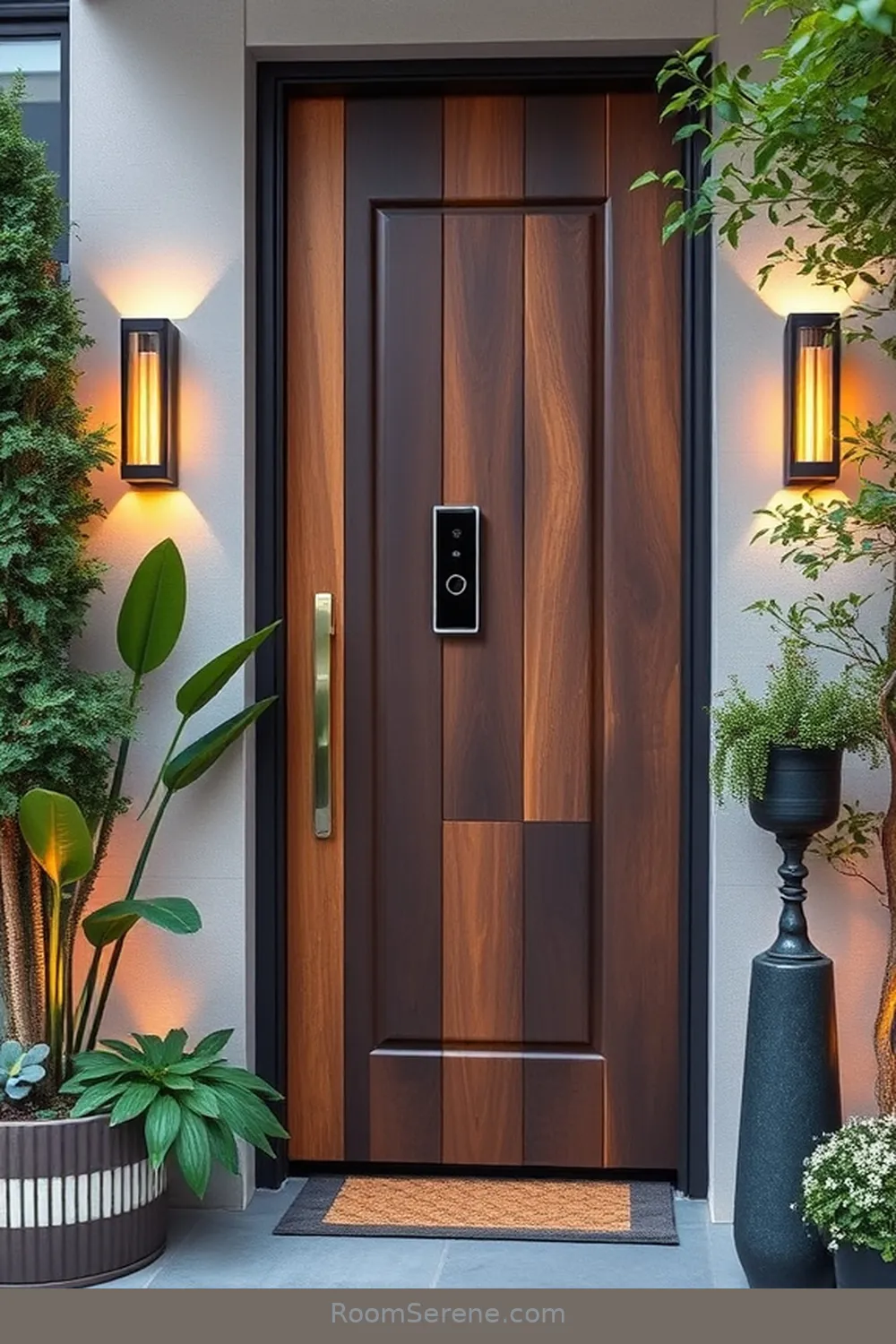 Smart Home Features for Entryways Using Recycled Wood 5 Integrating Smart Doorbells With Recycled Wood Designs for Smart Home Features for Entryways Using Recycled Wood