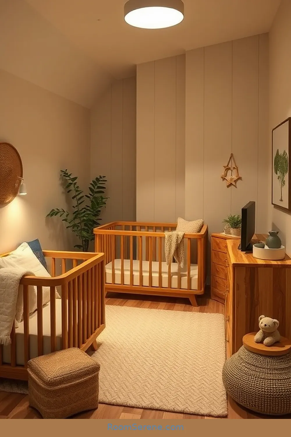 Smart Home Features for a Nursery Using Recycled Wood 9 Integrating Smart Features With Recycled Furniture for Smart Home Features for a Nursery Using Recycled Wood