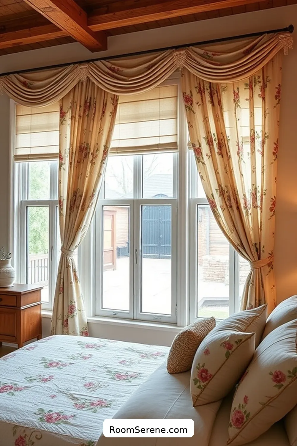 Smart Home Features for the Bedroom Using Reclaimed Materials 4 Automated Window Treatments With Vintage Fabrics for Smart Home Features for the Bedroom Using Reclaimed Materials