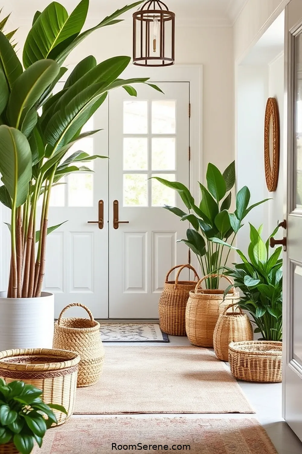 Stylish Organization for Your Entryway Using Natural Fibers 4 Woven Baskets: Stylish Storage Solutions for Stylish Organization for Your Entryway Using Natural Fibers