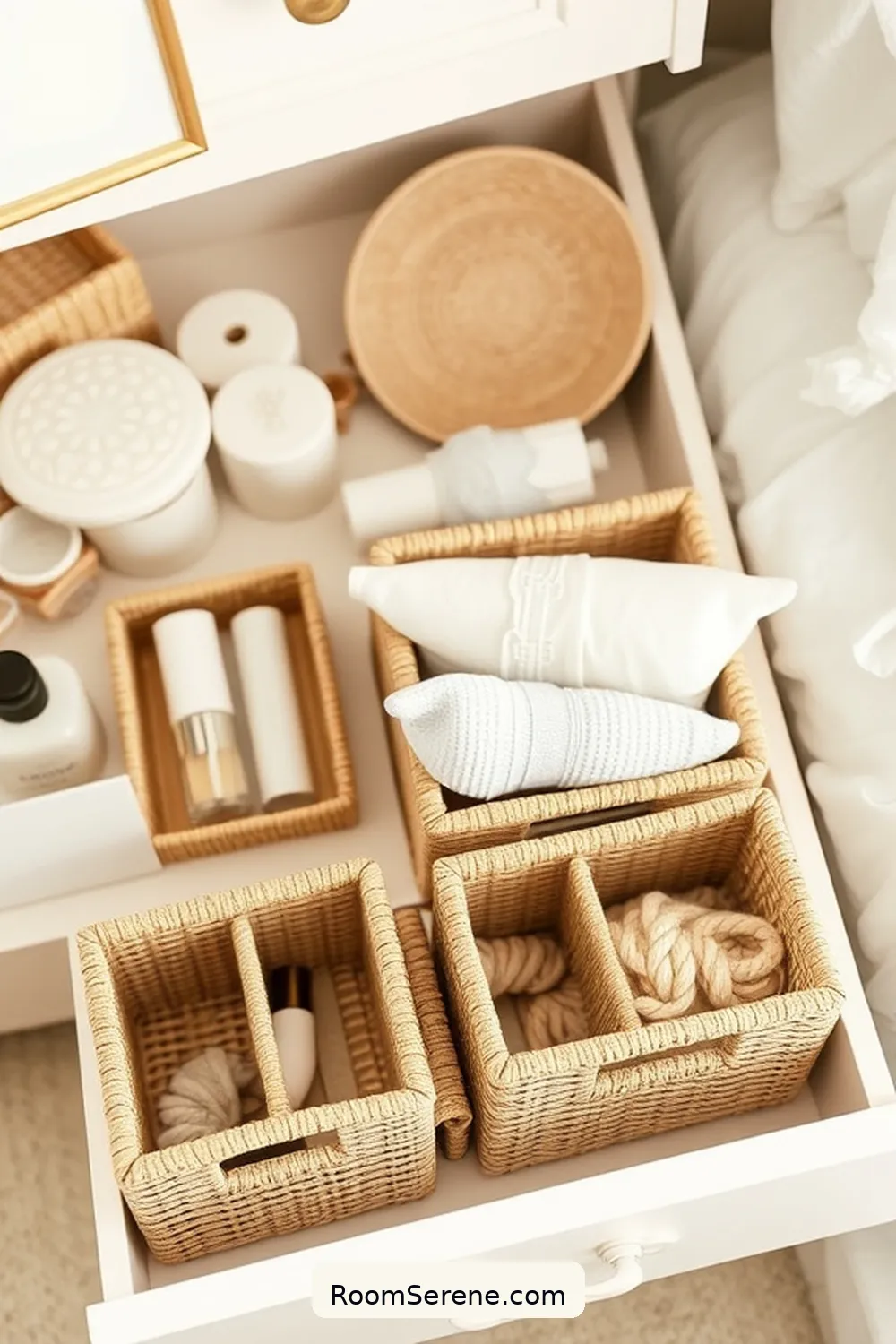 Stylish Storage Solutions for Your Bedroom Using Natural Fibers 8 Natural Fiber Drawer Organizers for Stylish Storage Solutions for Your Bedroom Using Natural Fibers