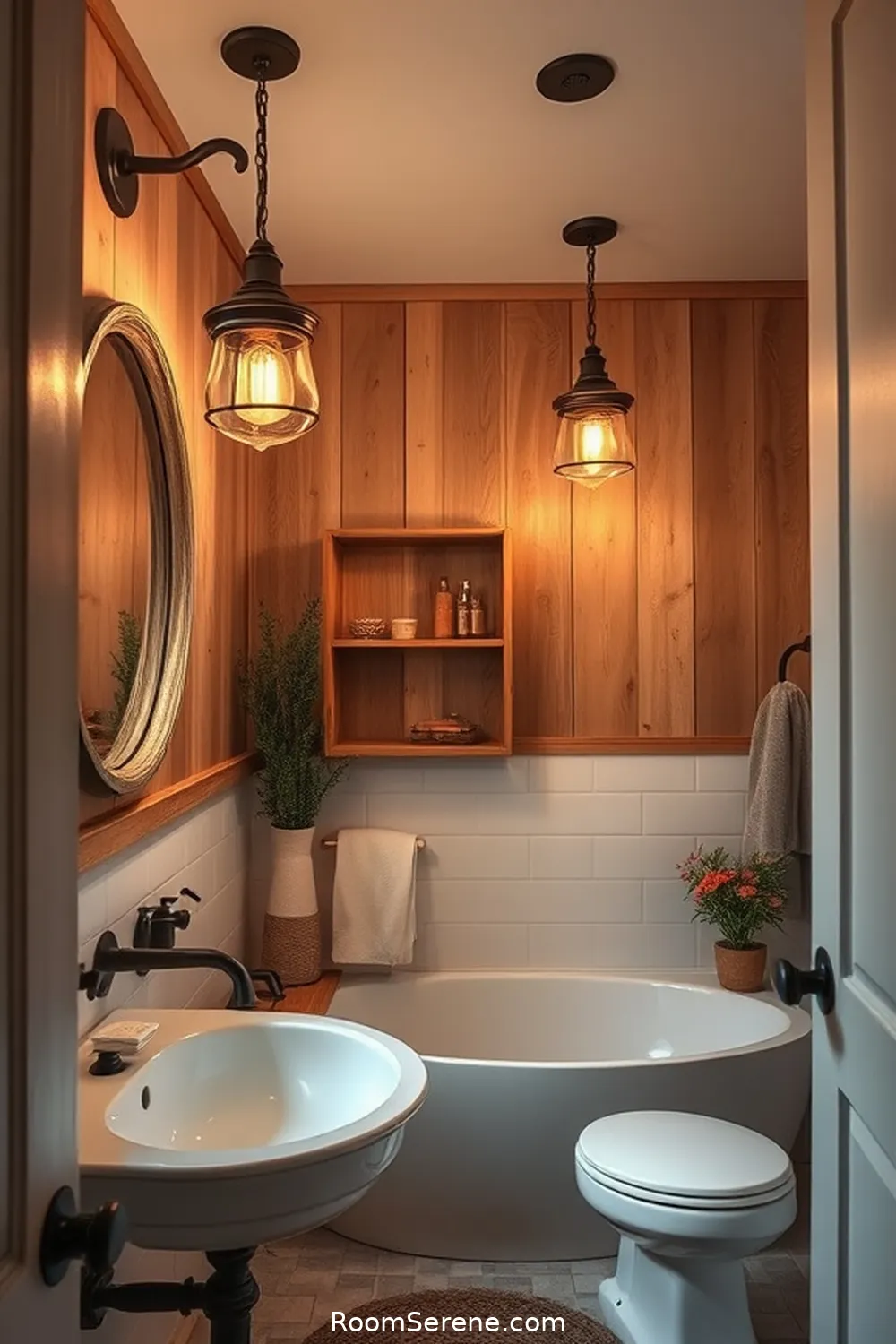 Transform Your Bathroom for Comfort and Coziness Using Reclaimed Materials 7 Eco-Friendly Lighting Solutions for a Cozy Atmosphere for Transform Your Bathroom for Comfort and Coziness Using Reclaimed Materials