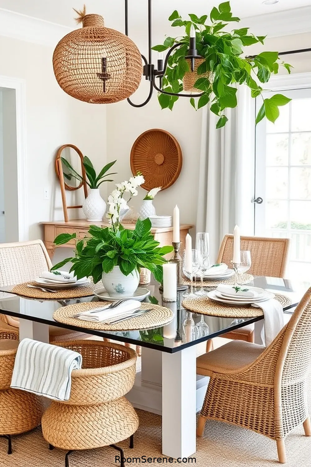 Transform Your Dining Room Organization Using Natural Fibers 5 Incorporate Sisal and Seagrass Elements for Versatility for Transform Your Dining Room Organization Using Natural Fibers