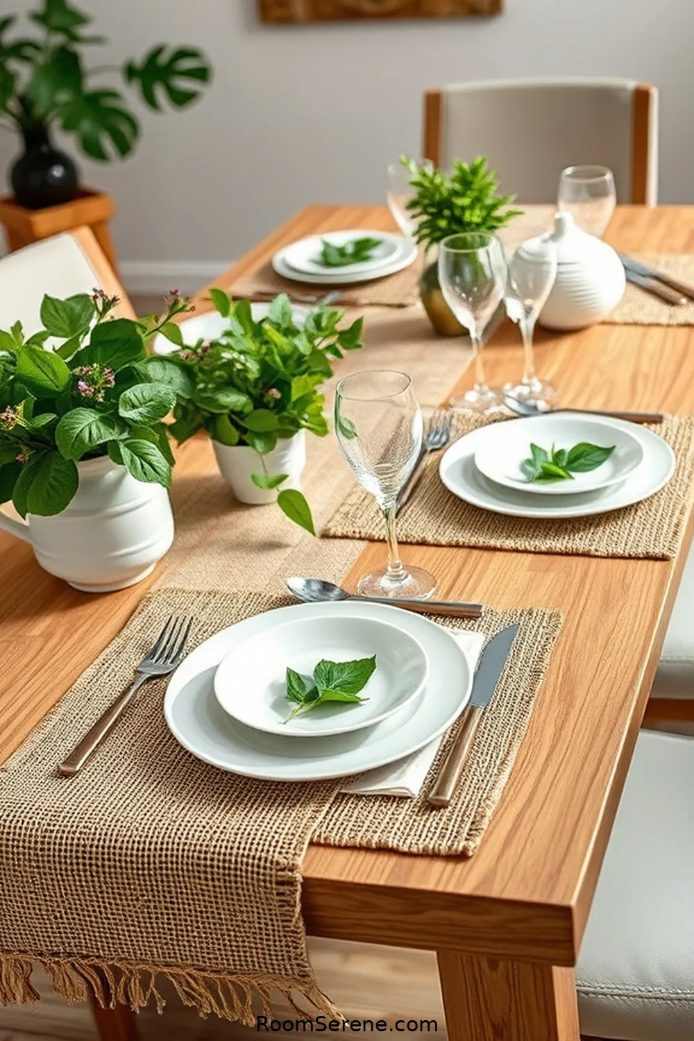 Transform Your Dining Room Organization Using Natural Fibers 4 Utilize Natural Fiber Table Runners and Placemats for Transform Your Dining Room Organization Using Natural Fibers