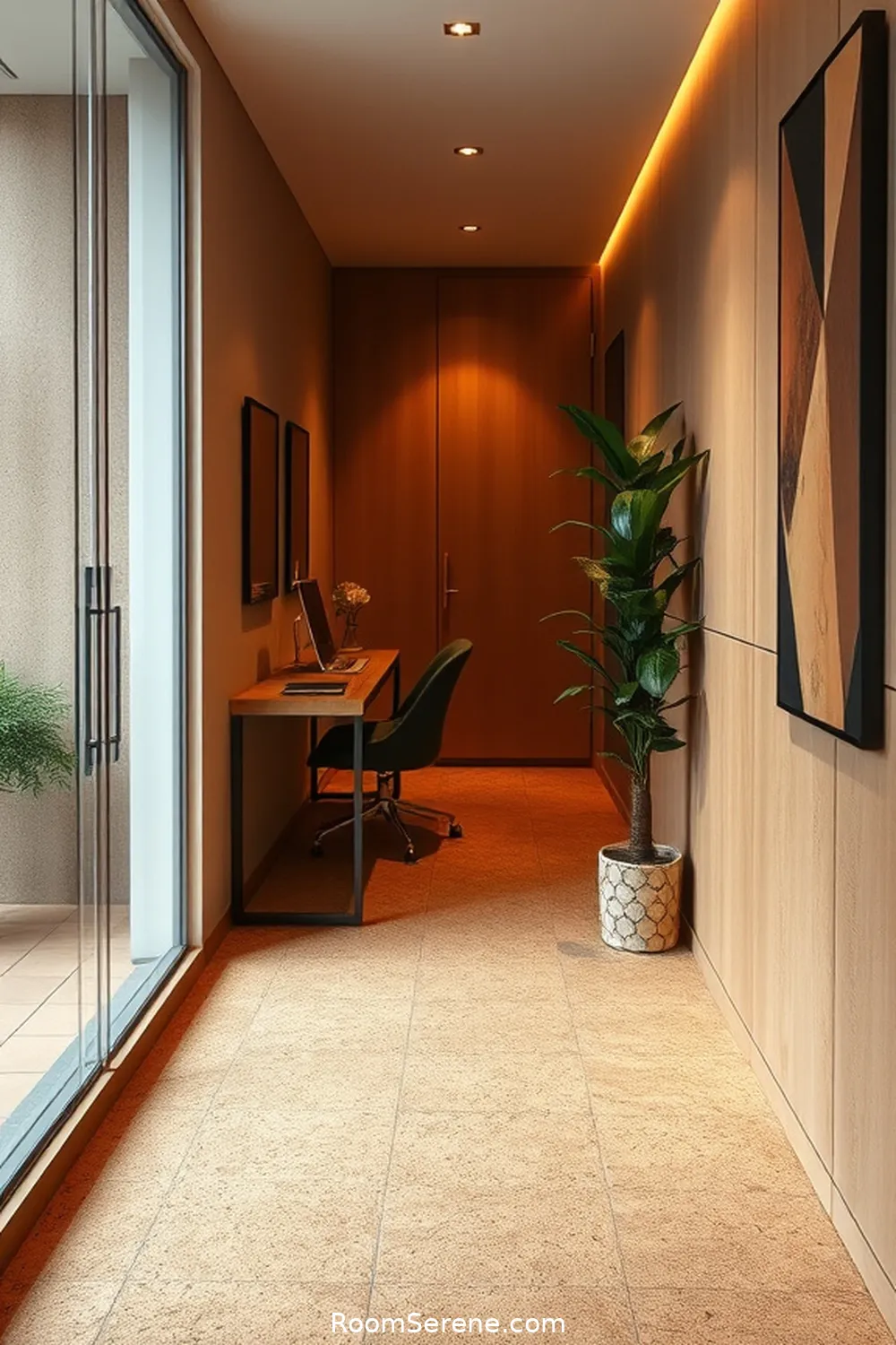 Transform Your Hallway Using Cork for Workspace Design 5 Functional Cork Flooring Options for Transform Your Hallway Using Cork for Workspace Design