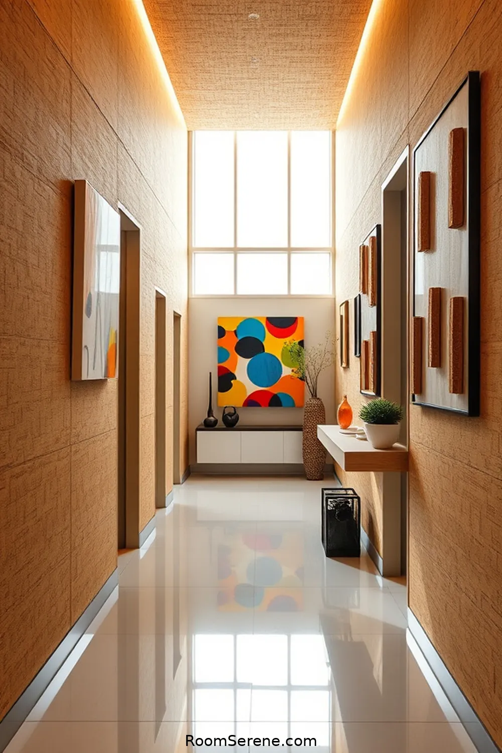 Transform Your Hallway Using Cork for Workspace Design 7 Using Cork for Visual Inspiration for Transform Your Hallway Using Cork for Workspace Design