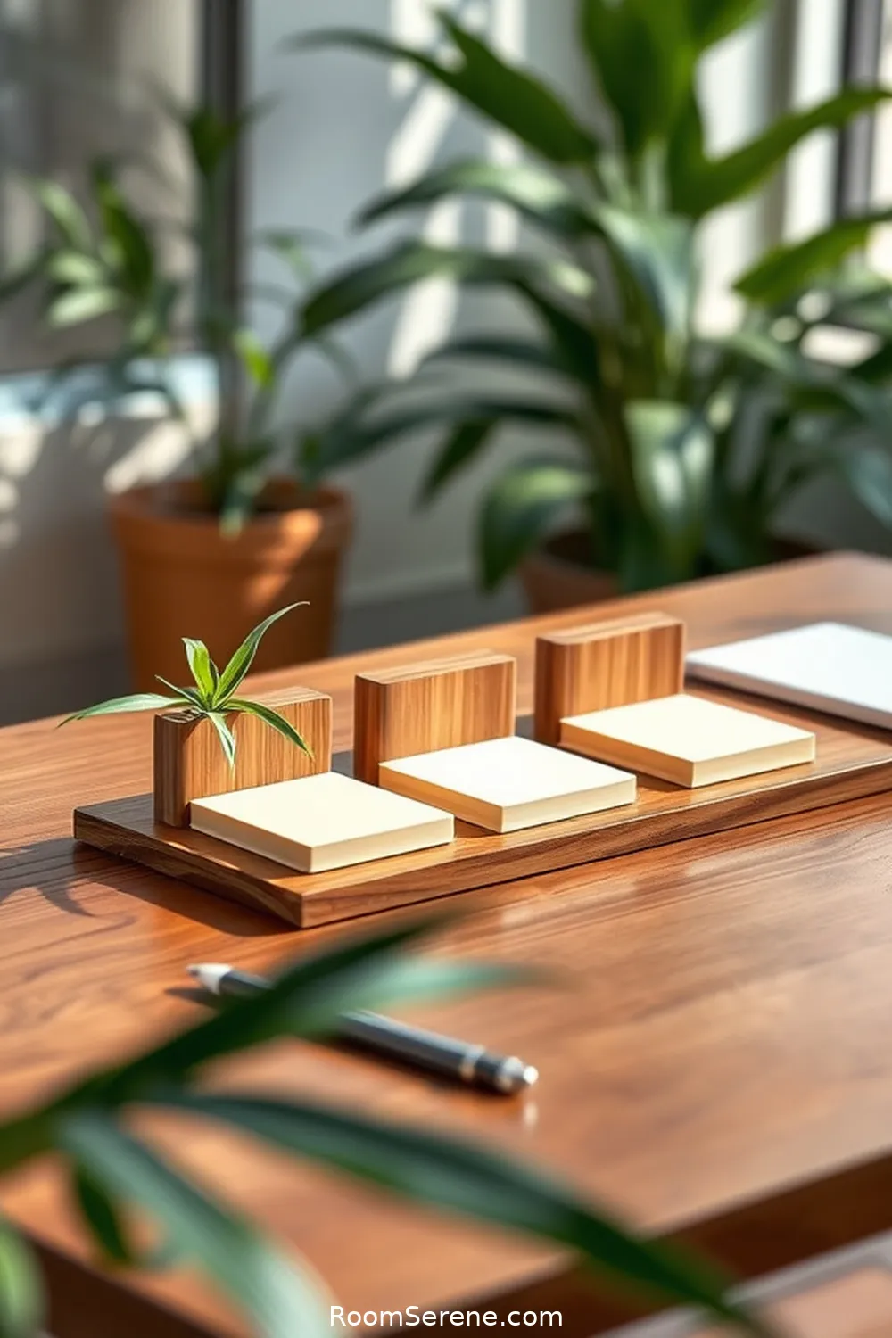 Bamboo Sticky Note Holders for Transform Your Home Office With 19 Bamboo Storage Solutions