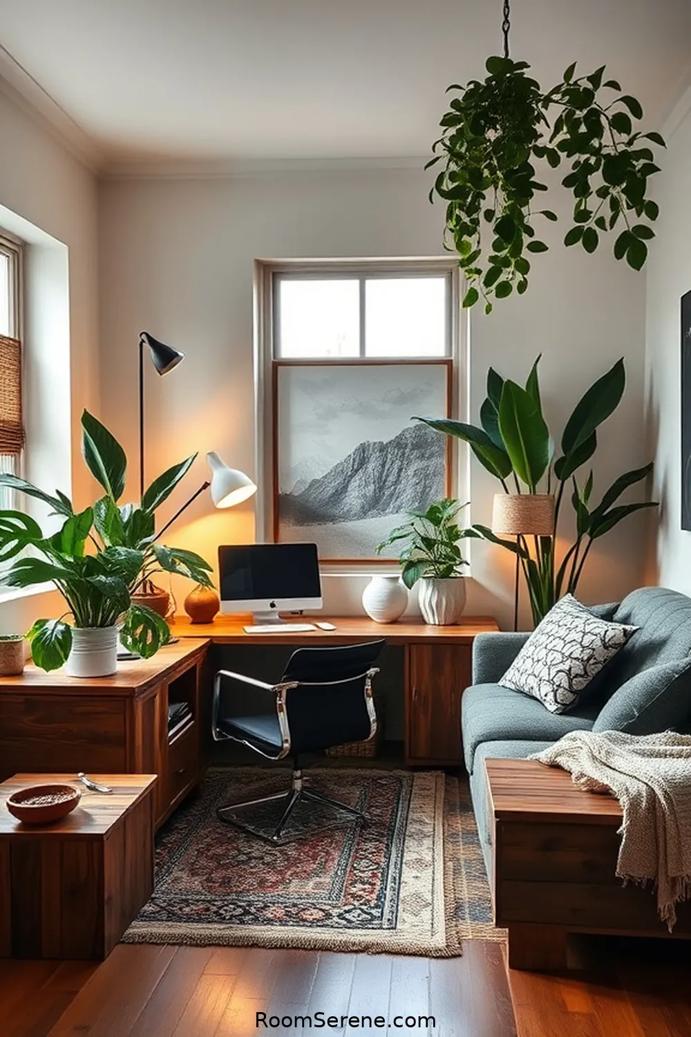 Maintaining Balance Between Work and Home Life for Transform Your Living Room With a Workspace Design Using Reclaimed Materials