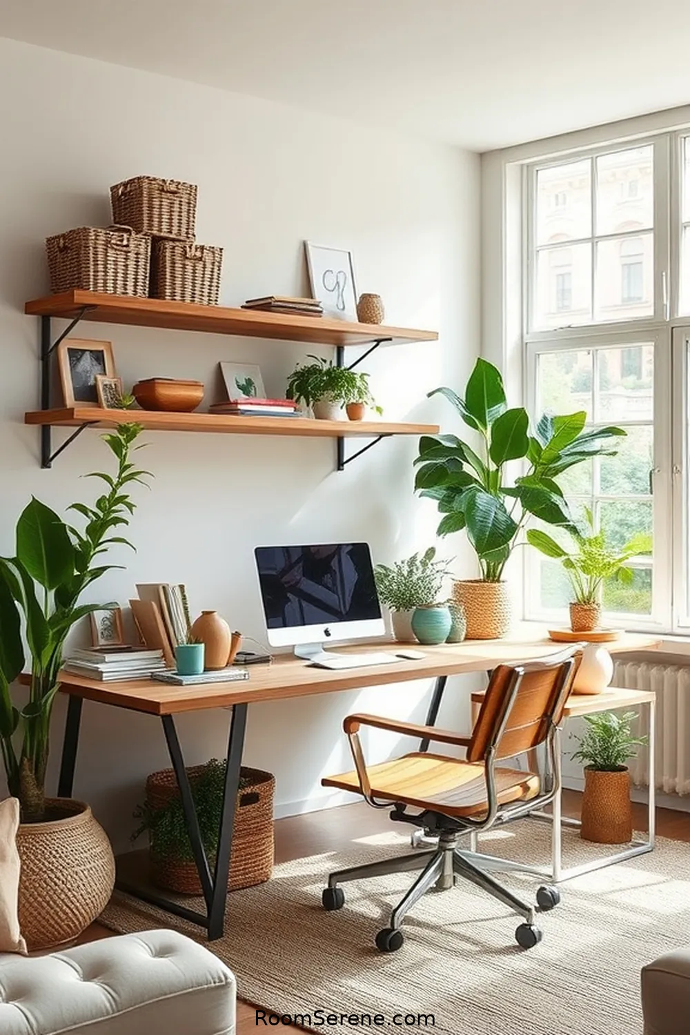 Organizing Your Supplies Sustainably for Transform Your Living Room With a Workspace Design Using Reclaimed Materials