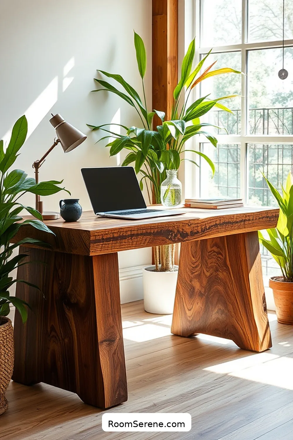 Selecting Reclaimed Wood for Your Desk for Transform Your Living Room With a Workspace Design Using Reclaimed Materials