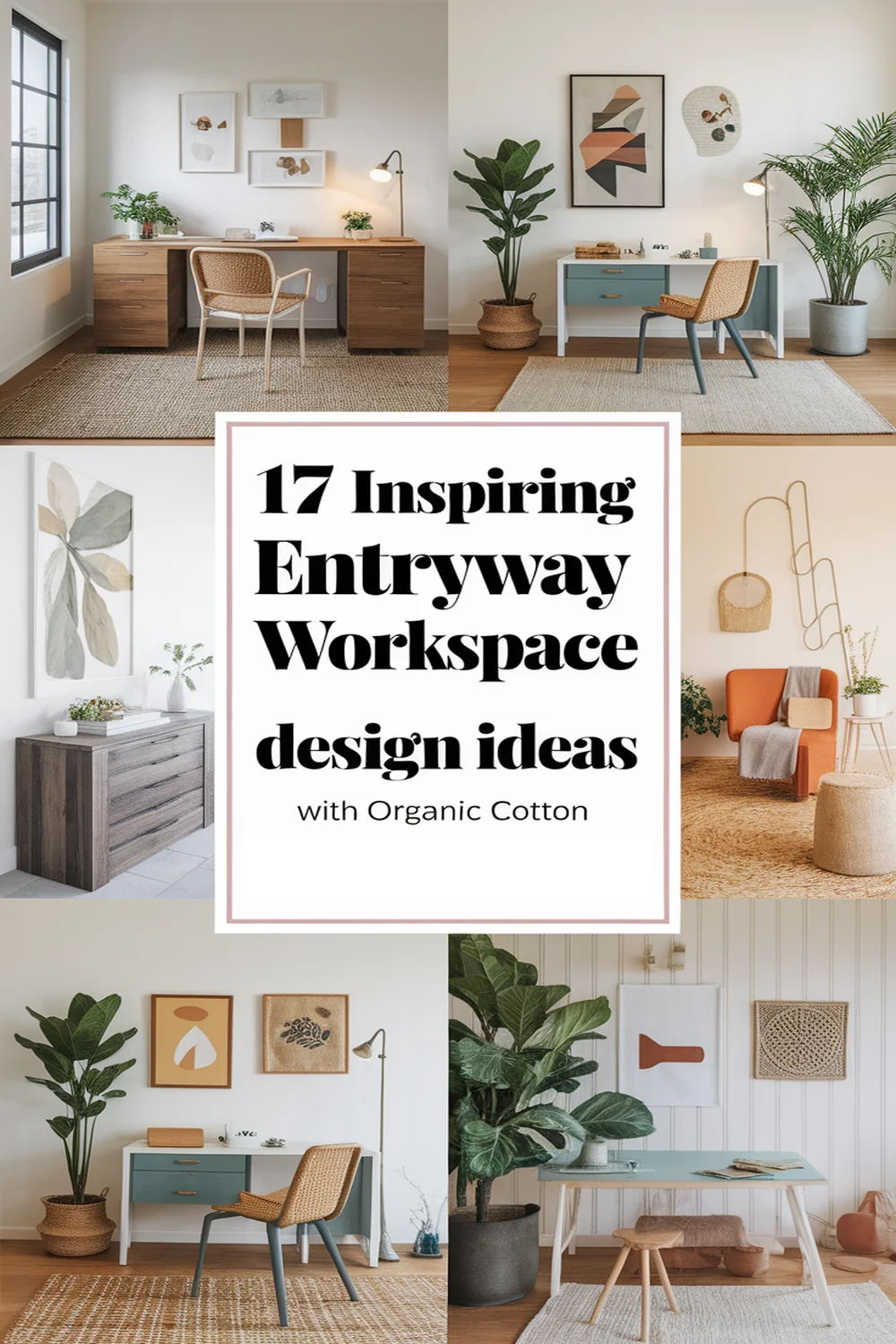 Image for: 17 Inspiring Ideas for Workspace Design in Entryways Using Organic Cotton