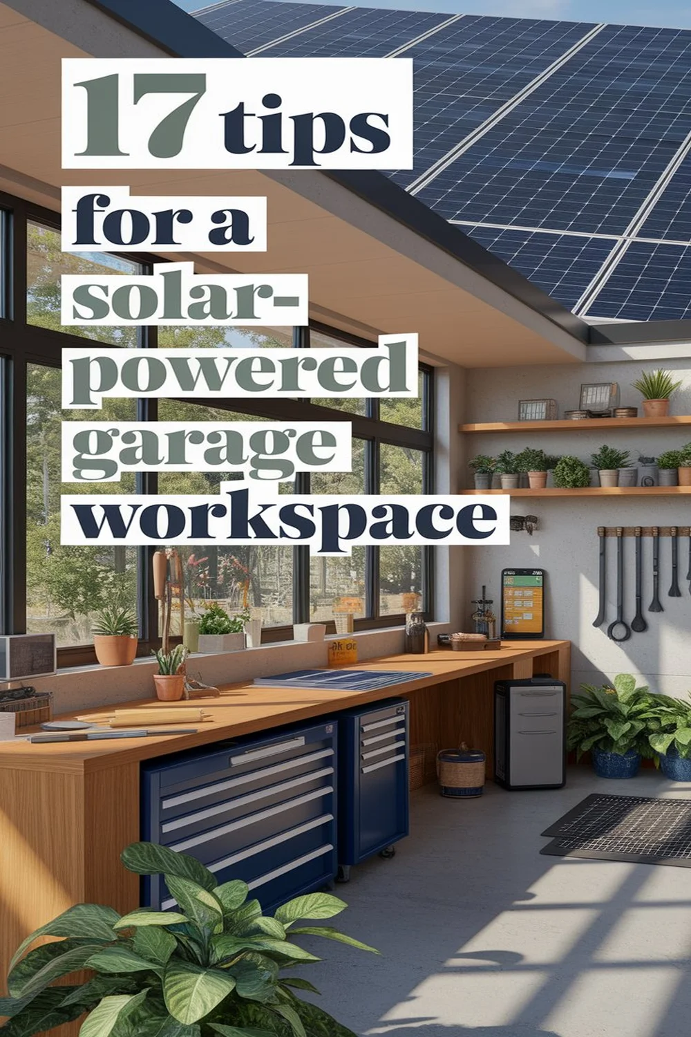 Image for: 17 Tips for Designing a Garage Workspace Using Solar-Powered Lights