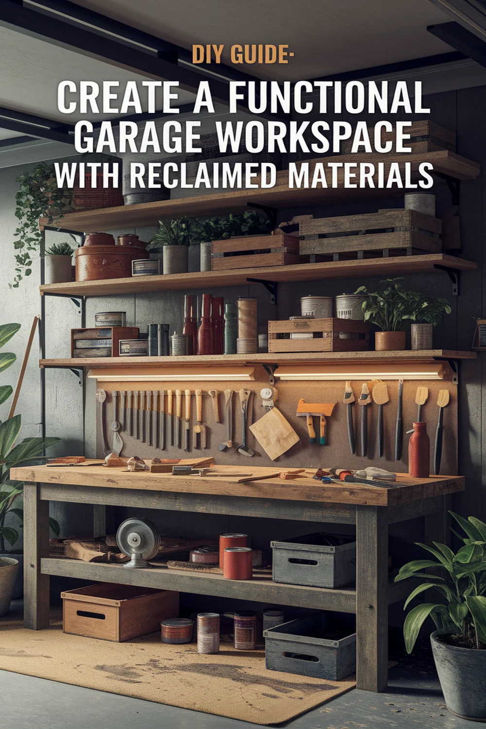 Image for: DIY Guide to Designing a Functional Garage Workspace Using Reclaimed Materials