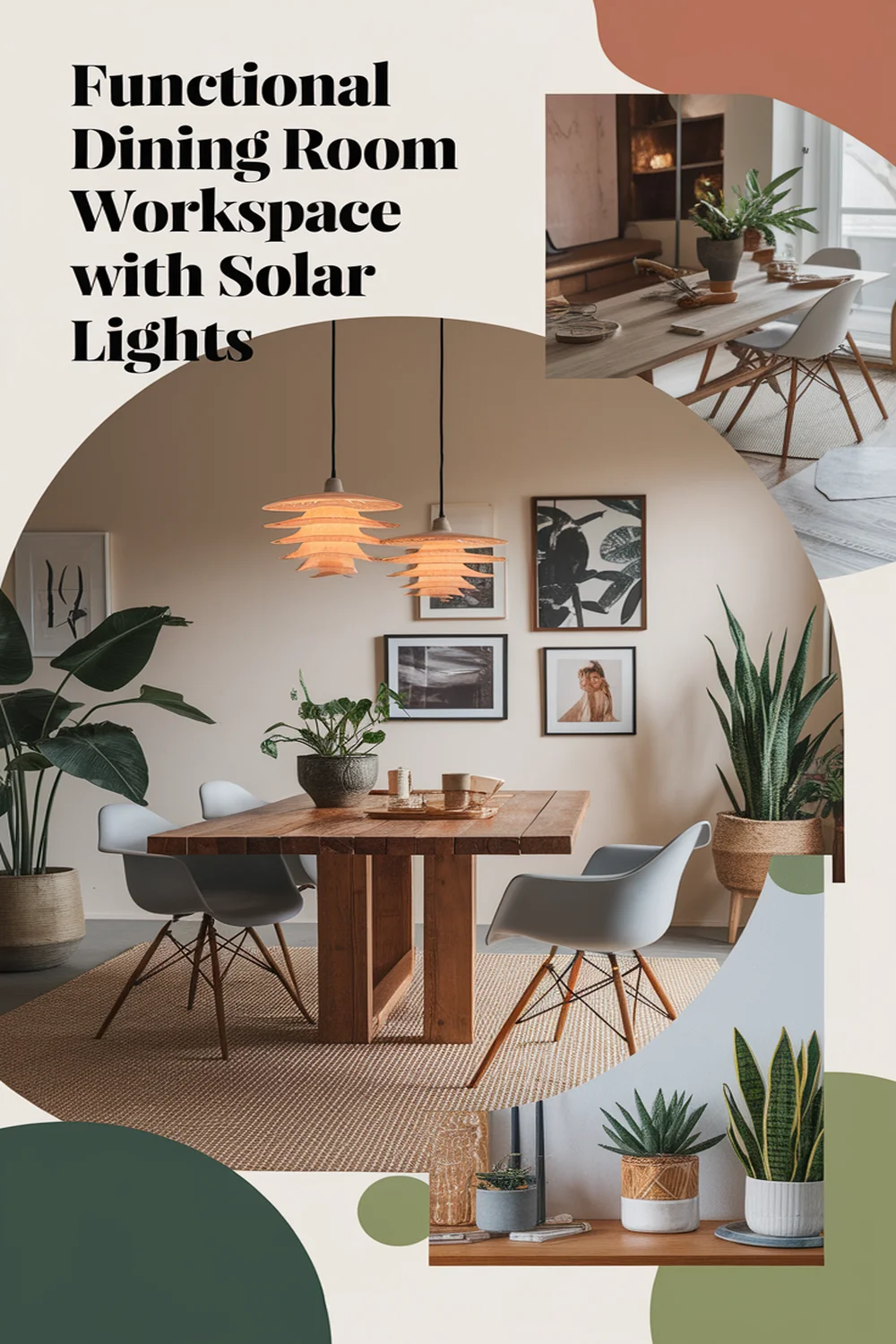 Image for: Designing a Functional Dining Room Workspace Using Solar-Powered Lights