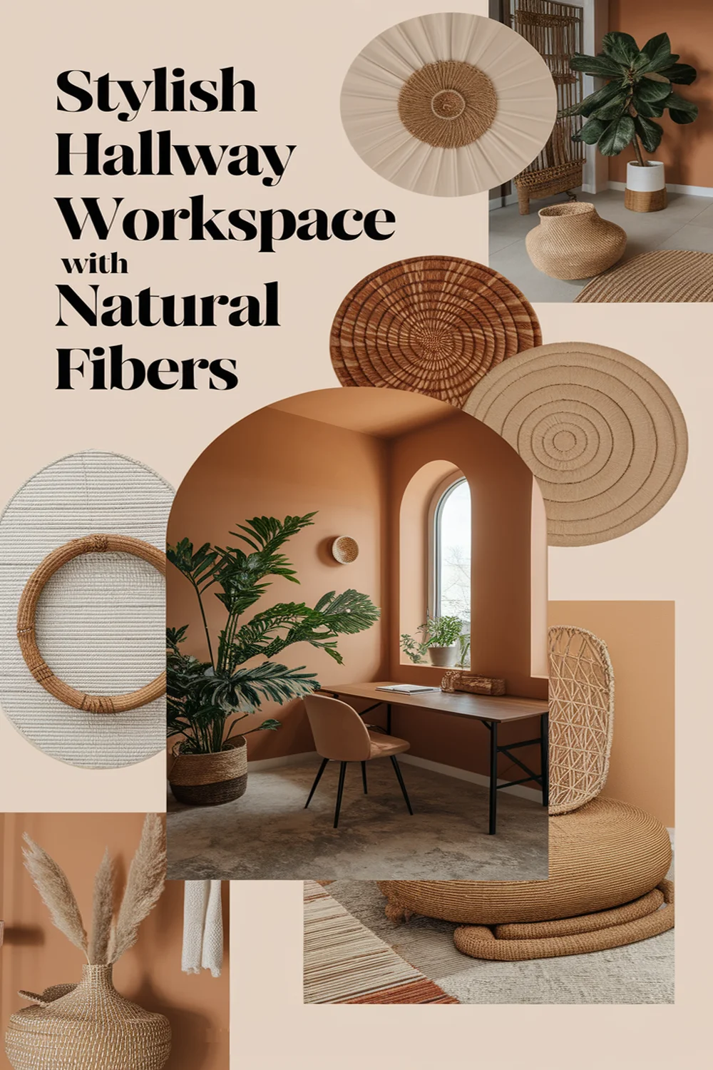 Image for: How to Create a Stylish Workspace Design in Your Hallway Using Natural Fibers